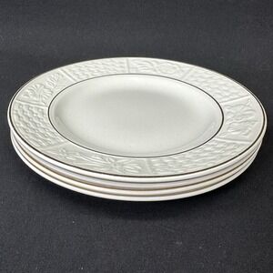 Weatherby 'Royal Falcon' Gift Ware, 8" Cream With Gold Trim, Set‎ of 4, Vintage